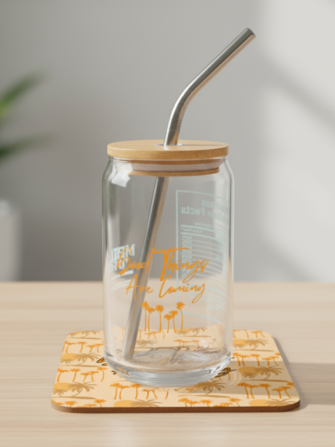 Happiness Mug Coaster - Good Things Are Coming