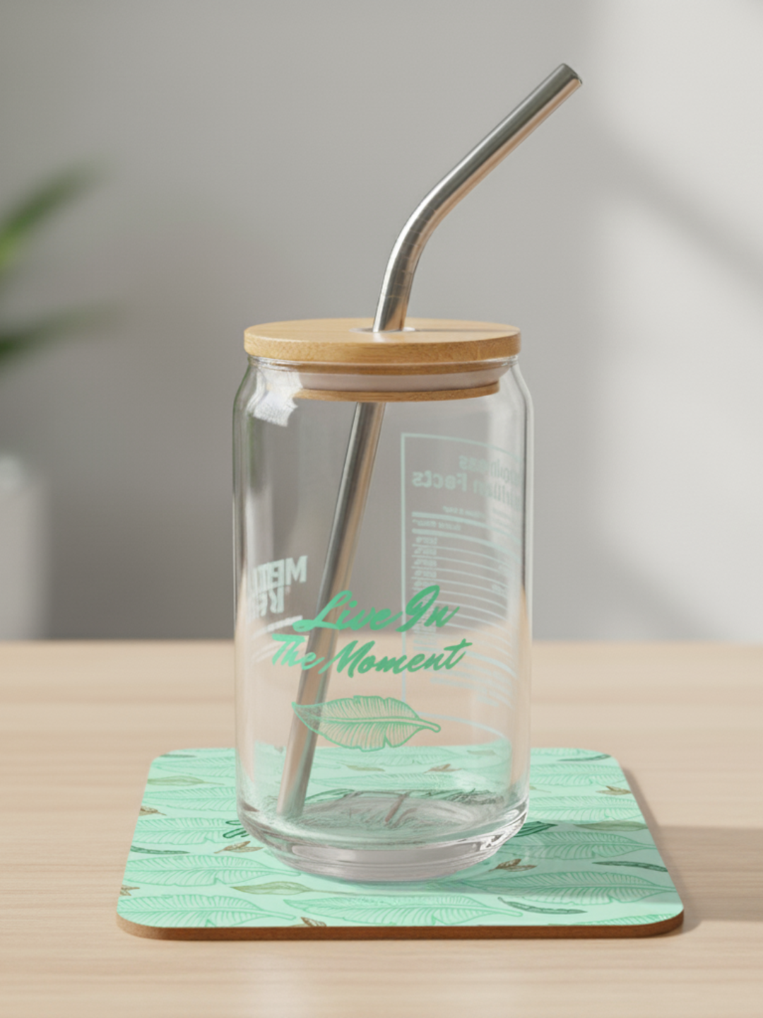 Happiness Mug Coaster - Live In The Moment